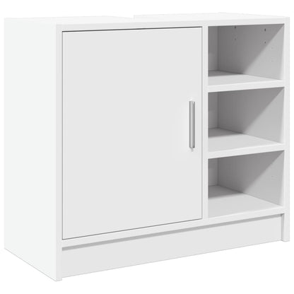 White Engineered Wood Sink Cabinet 63x29x55 cm - Stylish & Durable