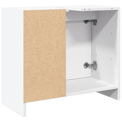 White Engineered Wood Sink Cabinet 63x29x55 cm - Stylish & Durable