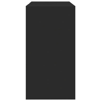 Black Engineered Wood Sink Cabinet 63x29x55 cm - Modern Design