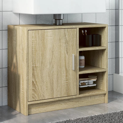 Compact Sink Cabinet Sonoma Oak 63x29x55 cm - Engineered Wood