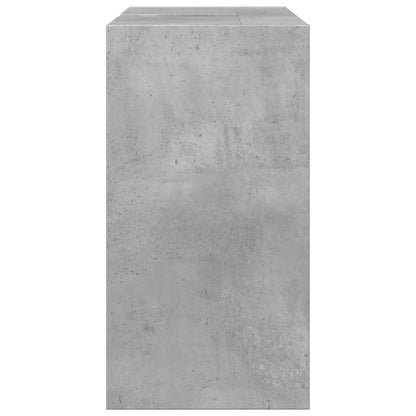 Concrete Grey Engineered Wood Sink Cabinet 63x29x55 cm
