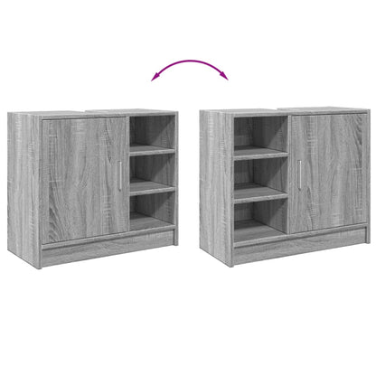 Grey Sonoma Sink Cabinet 63x29x55 cm - Engineered Wood