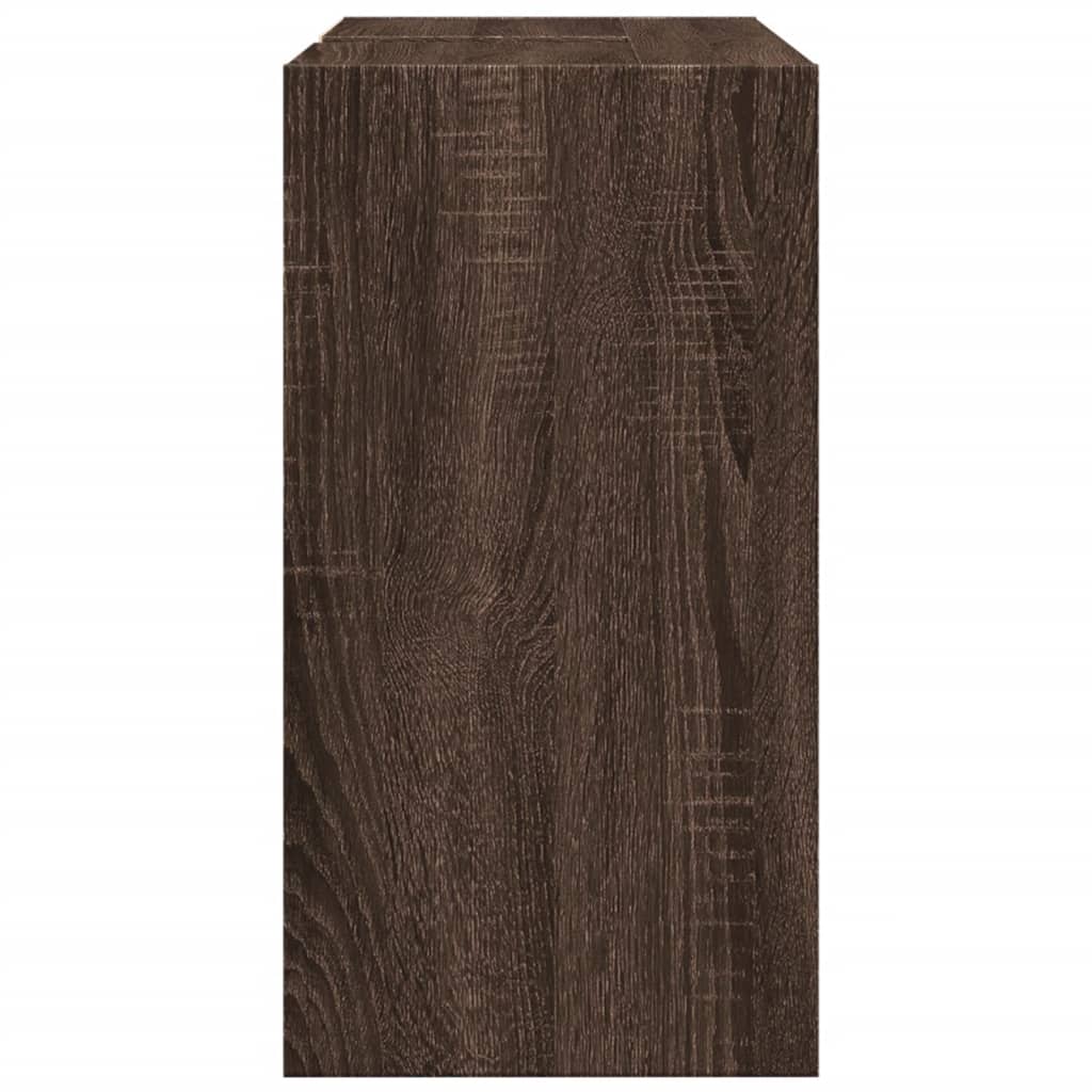 Brown Oak Sink Cabinet - 63x29x55 cm | Engineered Wood