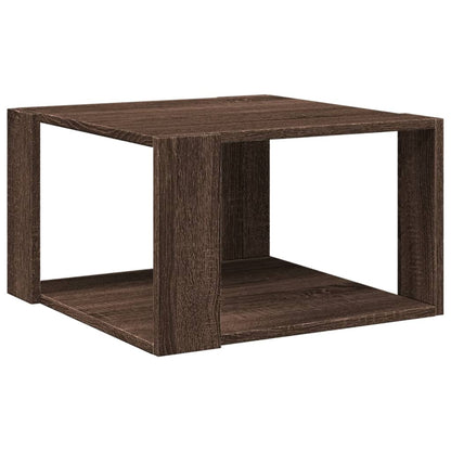 Coffee Table Brown Oak 51.5x51.5x30 cm Engineered Wood