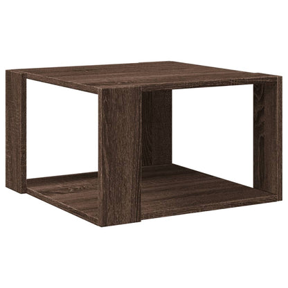 Coffee Table Brown Oak 51.5x51.5x30 cm Engineered Wood