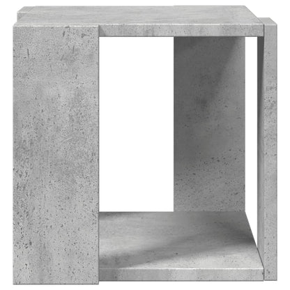 Coffee Table Concrete Grey 32x32x30 cm Engineered Wood