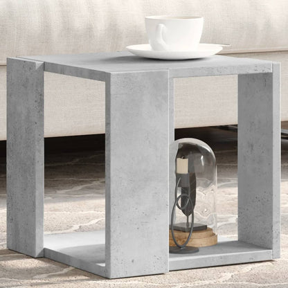 Coffee Table Concrete Grey 32x32x30 cm Engineered Wood