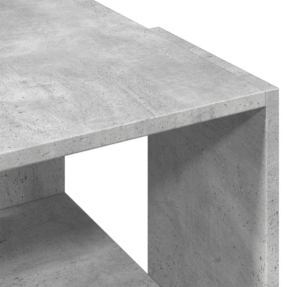 Coffee Table Concrete Grey 89.5x48x30 cm Engineered Wood