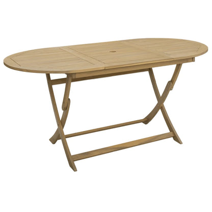 9 Piece Garden Dining Set Solid Wood Acacia