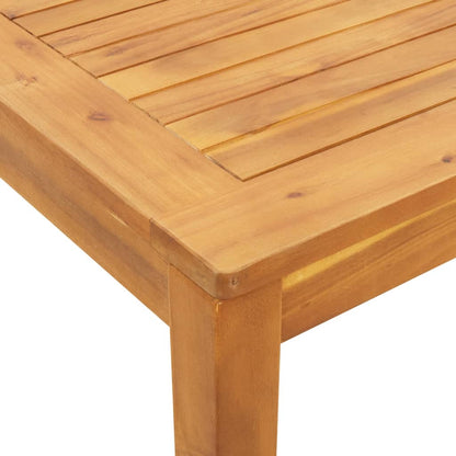 5 Piece Garden Dining Set Solid Wood Acacia