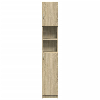 Sonoma Oak Bathroom Cabinet 32x25.5x190 cm - Engineered Wood