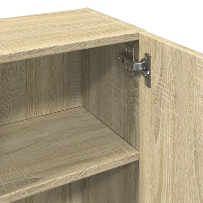 Sonoma Oak Bathroom Cabinet 32x25.5x190 cm - Engineered Wood