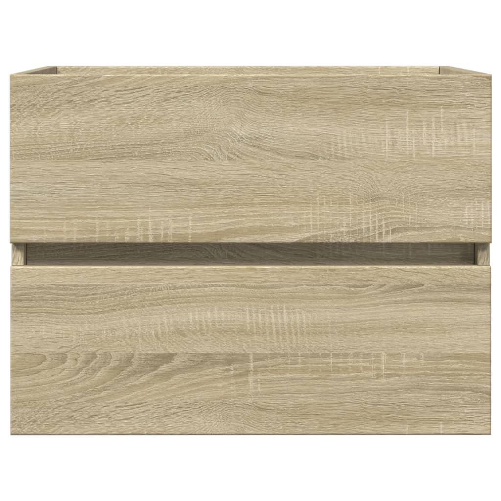Modern Sonoma Oak Sink Cabinet, Engineered Wood, 60x38.5x45 cm