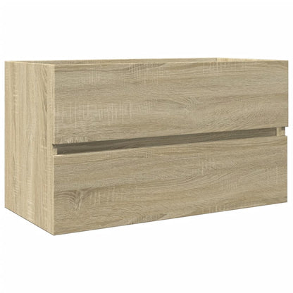 Sonoma Oak Sink Cabinet, 80x38.5x45 cm, Engineered Wood