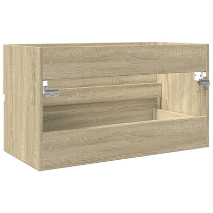 Sonoma Oak Sink Cabinet, 80x38.5x45 cm, Engineered Wood