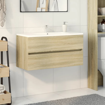 Sonoma Oak Sink Cabinet 90x38.5x45 cm - Engineered Wood