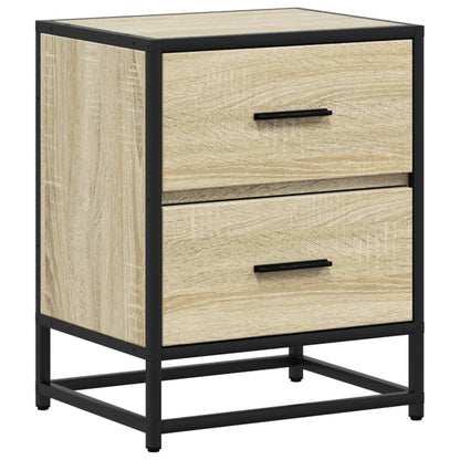 Sonoma Oak Bedside Cabinet - 40x31x50 cm Engineered Wood