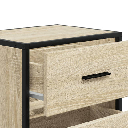 Sonoma Oak Bedside Cabinet - 40x31x50 cm Engineered Wood