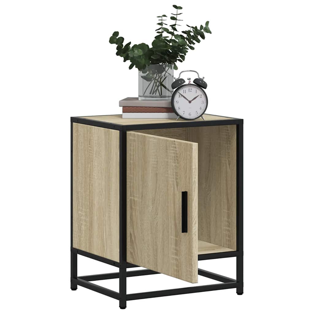 Sonoma Oak Bedside Cabinets, 2 Pcs, 40x31x50 cm, Engineered Wood