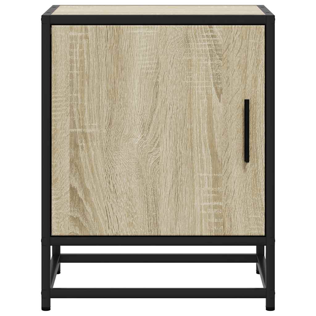 Sonoma Oak Bedside Cabinets, 2 Pcs, 40x31x50 cm, Engineered Wood