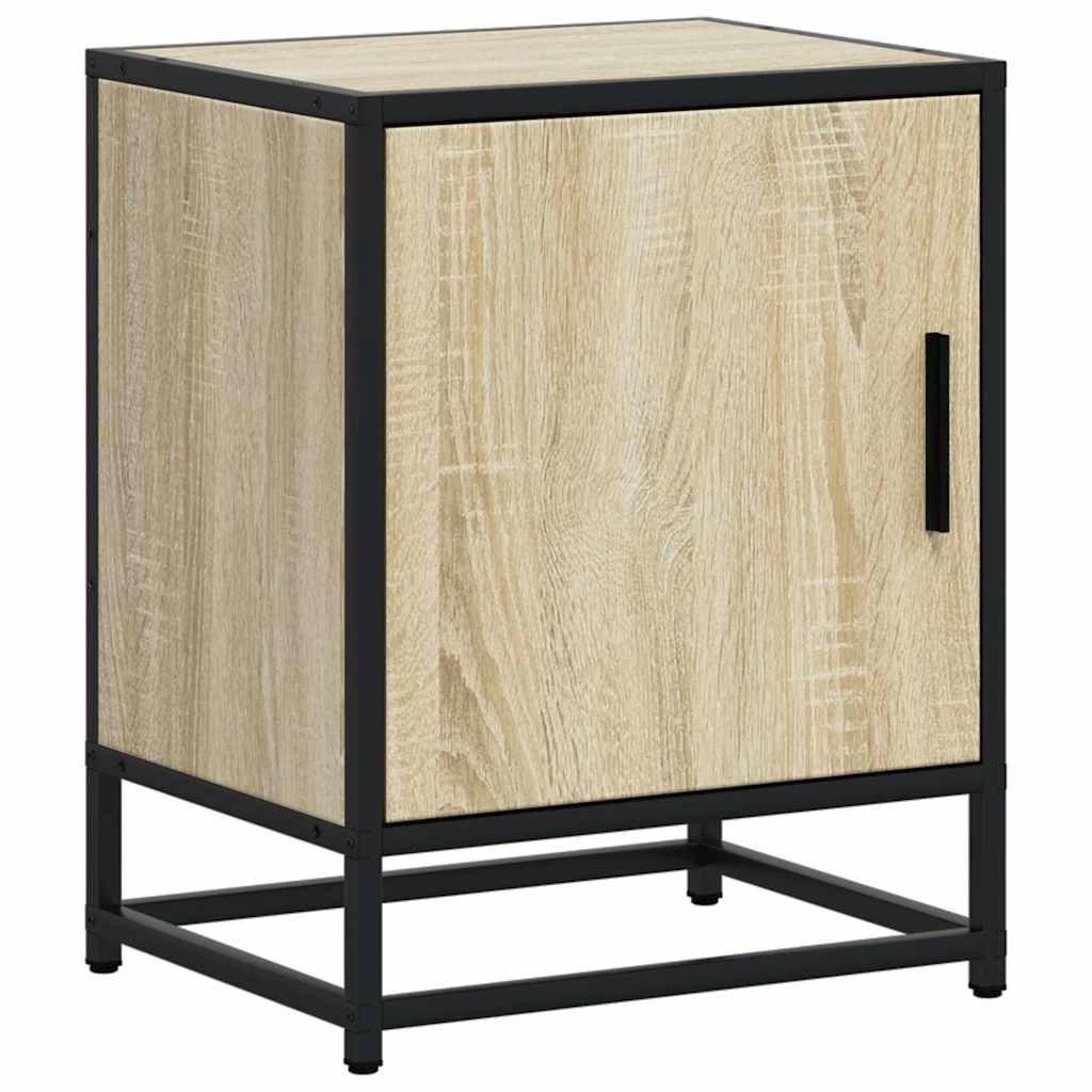 Sonoma Oak Bedside Cabinets, 2 Pcs, 40x31x50 cm, Engineered Wood