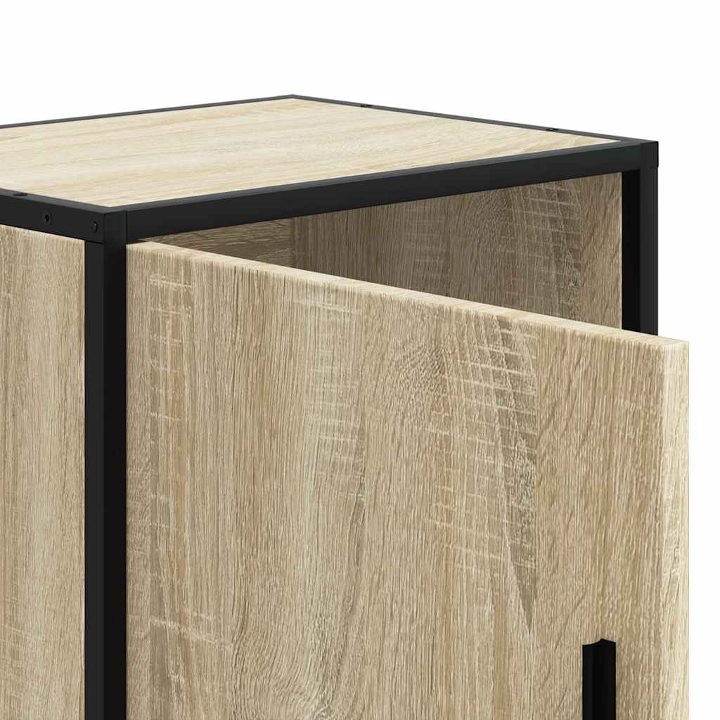 Sonoma Oak Bedside Cabinets, 2 Pcs, 40x31x50 cm, Engineered Wood