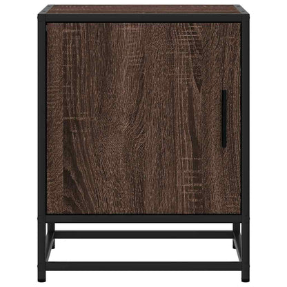 Brown Oak Bedside Cabinets Set - 2 pcs, 40x31x50 cm, Engineered Wood