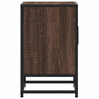 Brown Oak Bedside Cabinets Set - 2 pcs, 40x31x50 cm, Engineered Wood