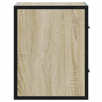 Sonoma Oak Wall-Mounted Bedside Cabinet 40x31x39.5 cm
