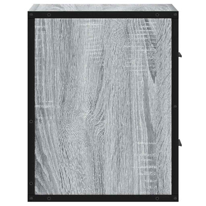 Grey Sonoma Wall-mounted Bedside Cabinet, 40x31x39.5 cm