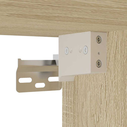 Sonoma Oak Wall-Mounted Bedside Cabinet 40x31x39.5 cm