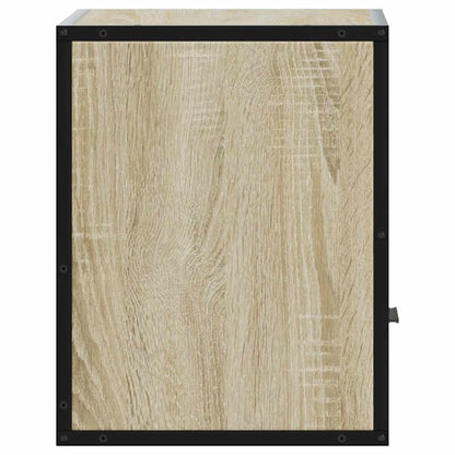 Sonoma Oak Wall-mounted Bedside Cabinets 2 pcs - 40x31x39.5 cm