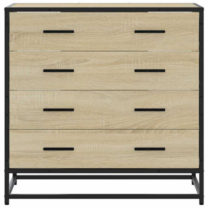 Drawer Cabinet Sonoma Oak 70x41x70 cm Engineered Wood