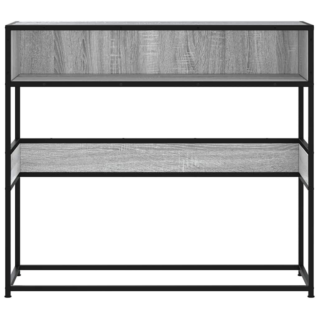 Grey Sonoma Console Table 90x35x80 cm - Elegant Engineered Wood
