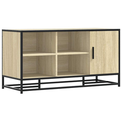 Sonoma Oak Shoe Bench 100x40x53.5 cm | Engineered Wood & Metal