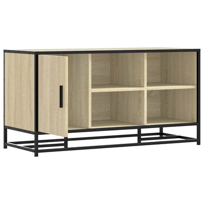 Sonoma Oak Shoe Bench 100x40x53.5 cm | Engineered Wood & Metal