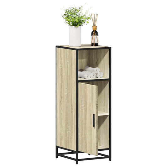 Sonoma Oak Bathroom Cabinet 35x37.5x100 cm - Engineered Wood
