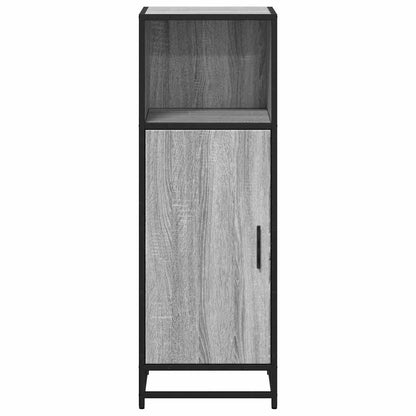 Grey Sonoma Bathroom Cabinet 35x37.5x100 cm - Engineered Wood