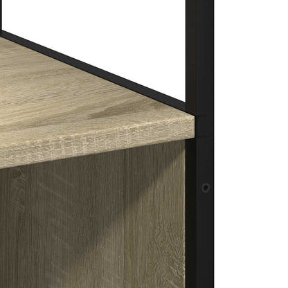 Sonoma Oak Bathroom Cabinet - 35x37.5x166 cm Engineered Wood