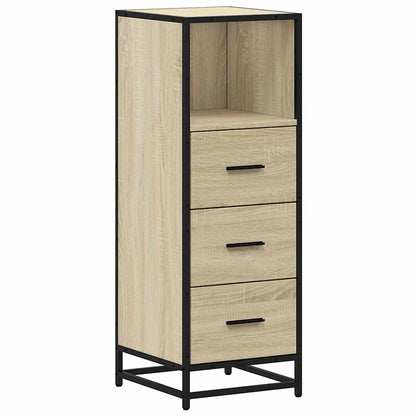 Elegant Sonoma Oak Bathroom Cabinet 35x37.5x100 cm - Engineered Wood