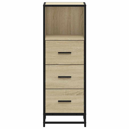 Elegant Sonoma Oak Bathroom Cabinet 35x37.5x100 cm - Engineered Wood