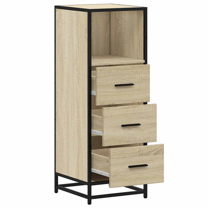 Elegant Sonoma Oak Bathroom Cabinet 35x37.5x100 cm - Engineered Wood