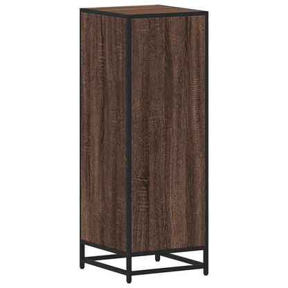 Stylish Brown Oak Bathroom Cabinet 35x37.5x100 cm Engineered Wood