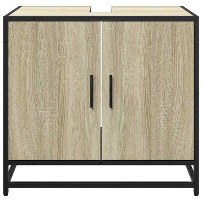 Sonoma Oak Bathroom Sink Cabinet, 65x33x60 cm, Engineered Wood