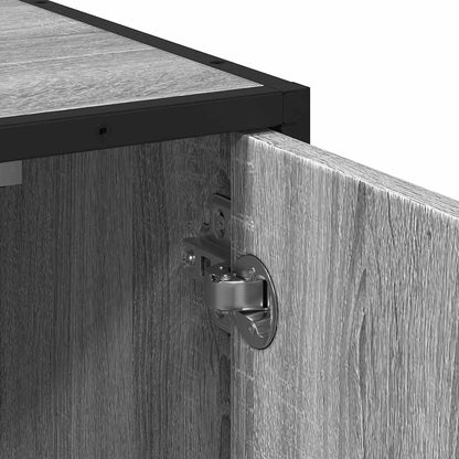 Grey Sonoma Bathroom Sink Cabinet, 65x33x60 cm, Engineered Wood