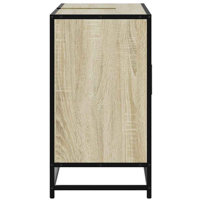 Sonoma Oak Bathroom Sink Cabinet, Engineered Wood, 80x33x60 cm