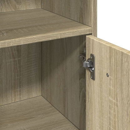 Sonoma Oak Bathroom Cabinet 30x30x95 cm - Engineered Wood
