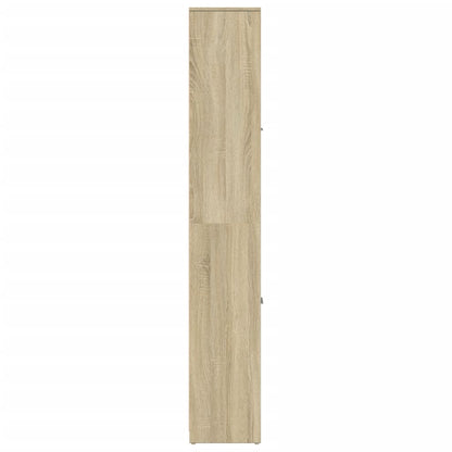 Sonoma Oak Bathroom Cabinet 30x30x183.5 cm - Engineered Wood