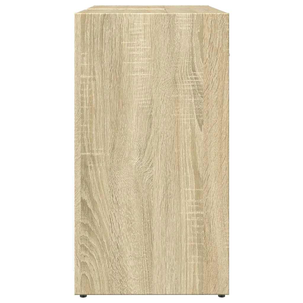 Sonoma Oak Bathroom Sink Cabinet 60x33x60 cm - Engineered Wood