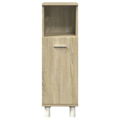 Sonoma Oak Bathroom Cabinet, Engineered Wood, 30.5x30x95 cm